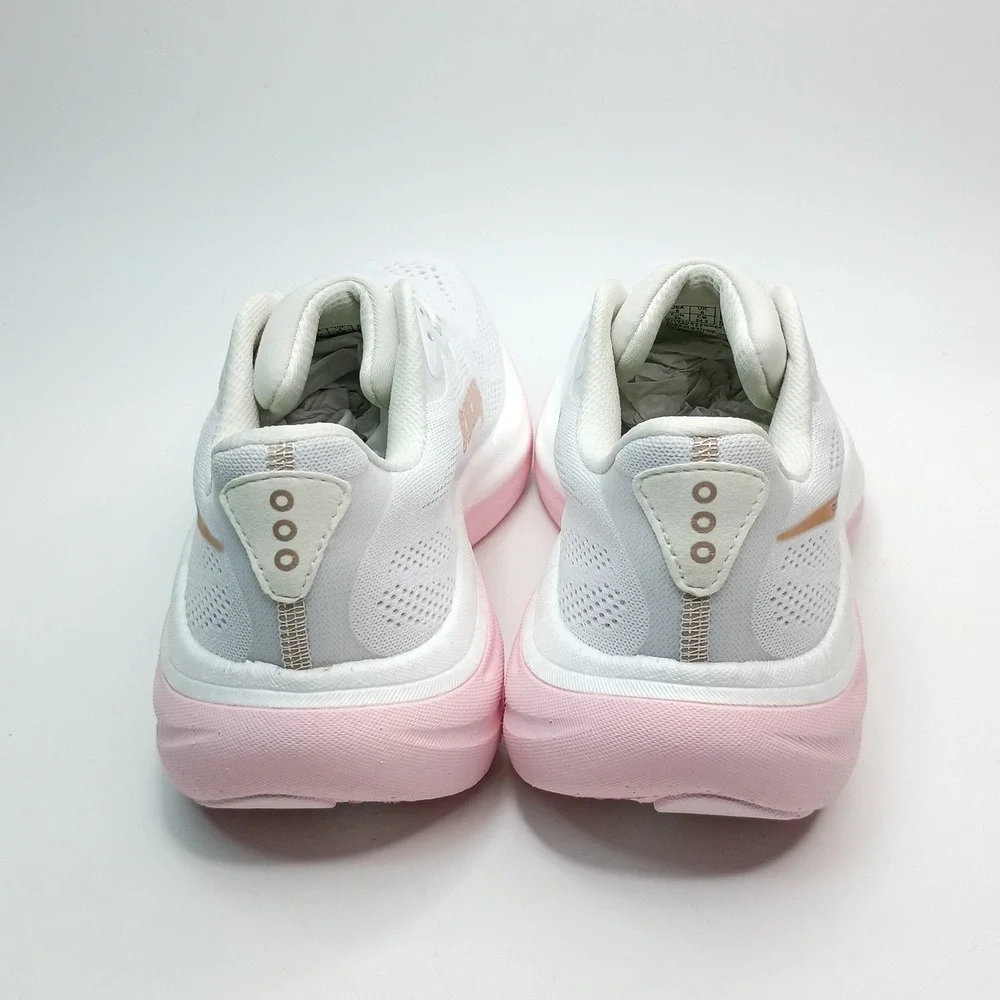 Saucony Ride 15 Running Shoes Women Size 8 White Pink Mesh S11055-151